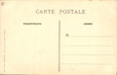 Vintage Postcard Militaria For the hearth of the blind soldier