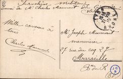 Vintage Postcard Militaria Flags