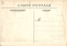 Vintage Postcard Militaria the mass on the face Nurse