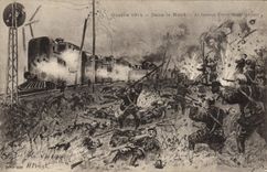 CPA Militaria Dans le Nord Le fameux Train blinde anglais Train 