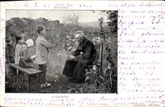 Vintage Postcard Muenier catechism