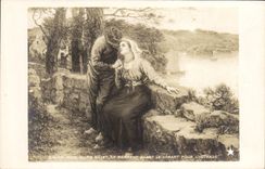 CPA Salon 1909 Numa Gillet Le serment avant le depart pour l'Islande 