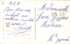 CPA Salons de Paris Maurice Chabas Pensees d'au dela 