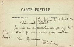 CPA Folklore Au Pays Landais Troupeau de moutons sur la route 