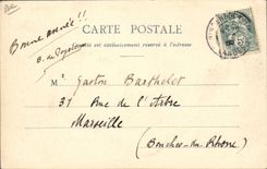 Postal Folclore Interior landais a Bueyes