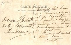 CPA Folklore Berger dans les Landes Moutons 