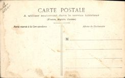 CPA Folklore Landes Soir d'ete Sus le Cantaille Vache