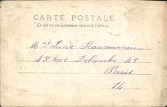 Postal Folclore Landas Fijación de mulas