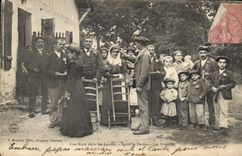 Postal Folclore una boda en la Landas después del perdón los estrena Matrimonio