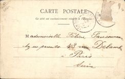 CPA Folklore Une noce dans les Landes Apres le pardon Les etrennes Mariage 