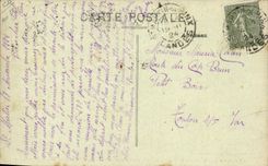 Postal Folclore Landas Fiesta de los pastores en la Landa Preparación de la tortilla