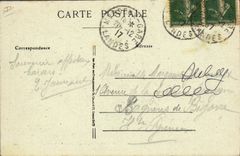 CPA Folklore Landes Berger et bergere landais sur leurs echasses filant et tricotant Moutons TOP