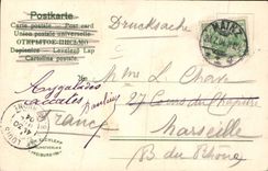 CPA Fantaisie Homme Hanauer 