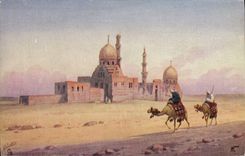Vintage Postcard Tombs of the Mamelukes Cairo Egypt Egypt