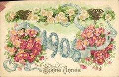 CPA Fantaisie Fleurs