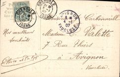 CPA Fantaisie Fleurs Moutons