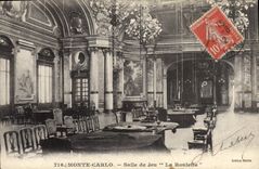 CPA Casino Monte Carlo Salle de jeu la roulette