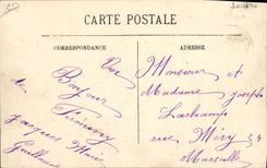 Vintage Postcard One evening of tournaments in Pertuiset