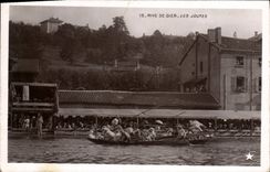 Vintage Postcard Rivets of Gier the tournaments
