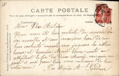 Vintage Postcard Rivets of Gier the tournaments