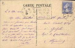 Vintage Postcard Sete Contest of regional tournaments the meeting of the jousters