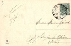 Postal Fantasia Ilustrador Meschini Niños