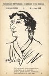 CPA Mme Jane Doe Theatres de Montparnasse des Gobelins et de Grenelle 