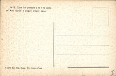 Vintage Postcard Moreto a angiolo suonante