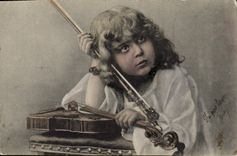 CPA Enfant Violon 