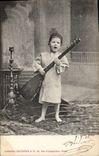 CPA Enfant Musique 