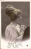 CPA Femme Ste Cecile 