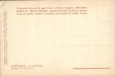 CPA Raffaello S Cecilia 