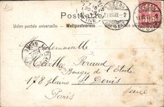 Postal Orquesta de las damas venecianas Directora Emma Corte