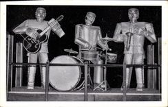CPA Les Robots musiciens 