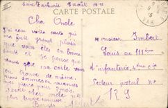 Vintage Postcard General Militaria Joffre Ordering in chief French Army