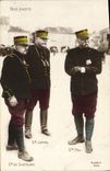 CPA Militaria Nos chefs General de Castelnau Joffre Pau 