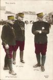 CPA Militaria Nos chefs General de Castelnau Joffre Pau 