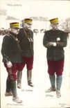 CPA Militaria Nos chefs General de Castelnau Joffre Pau 