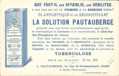 CPA Militaria Le general Joffre Generalissime des Armees Francaises Solution Pautauberge Tuberculose 