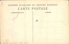 CPA Militaria Secours National 