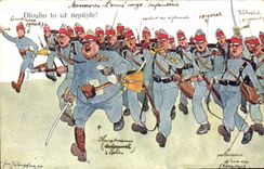 CPA Militaria Soldats 