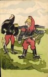 CPA Militaria Soldats 