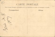 Vintage Postcards Militaria A Dixmude Our marines advance with the front of the enemy