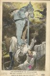 Vintage Postcard Militaria the nightmare of Guillaume