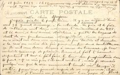 Vintage Postcard Militaria three years