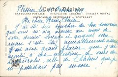 Vintage Postcard Living rooms of Paris Leempoels gulls