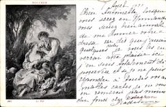 Vintage Postcard Butcher the nest