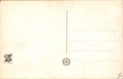 Postal Salón Armand Guery Rentree al parque al claro de luna