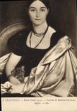 CPA Chantilly Musee Conde Portrait de Madame Devaucay Ingres 