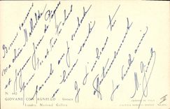 CPA Giovane Con Agnello Greuze Londra National Gallery 